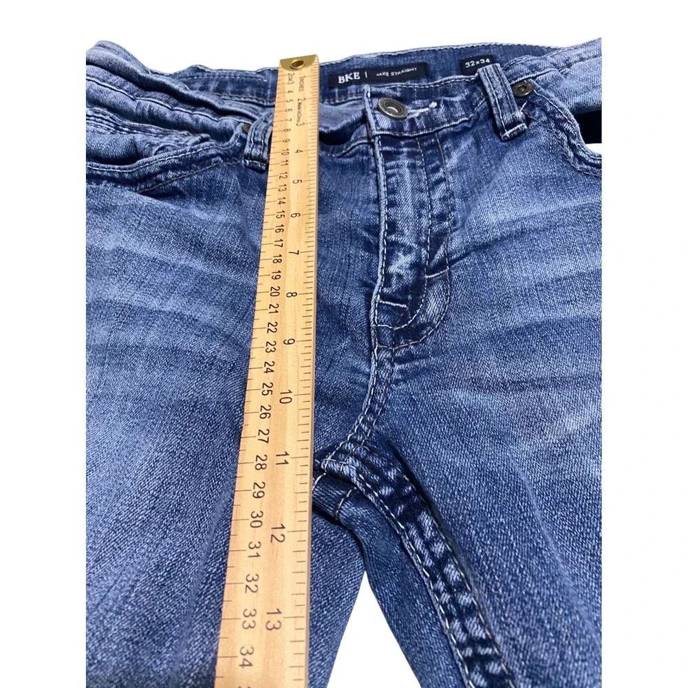 BKE‎ Jake Jeans 32x34 Straight Leg Blue Medium Wash Denim Mens